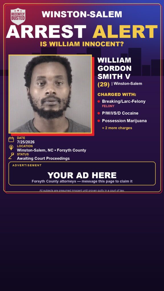 Booking photo of WILLIAM GORDON SMITH V