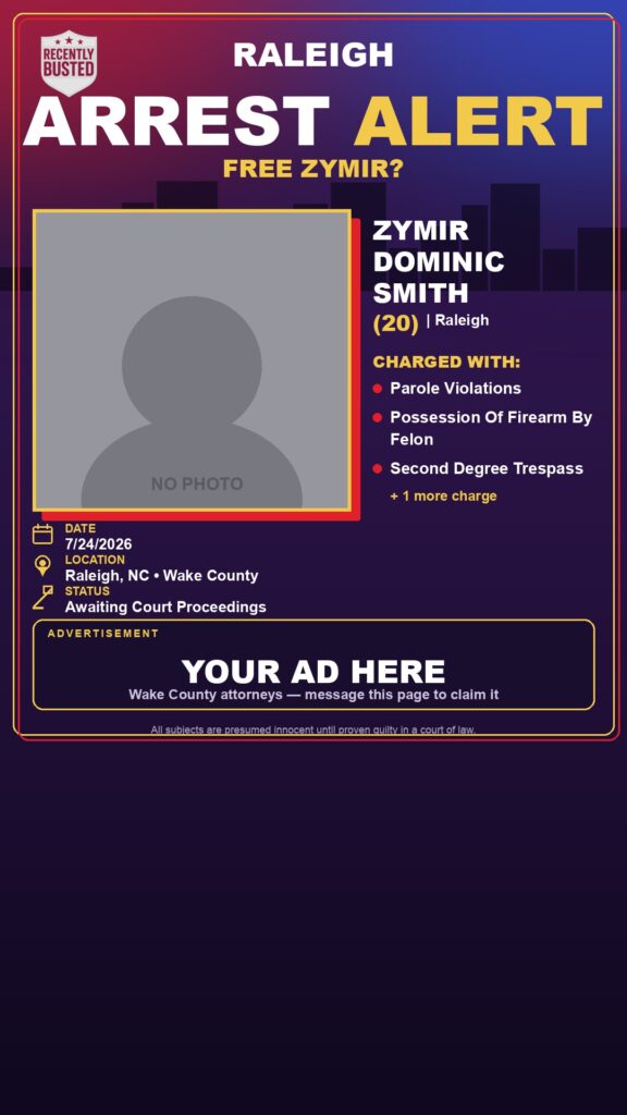 Booking photo of ZYMIR DOMINIC SMITH