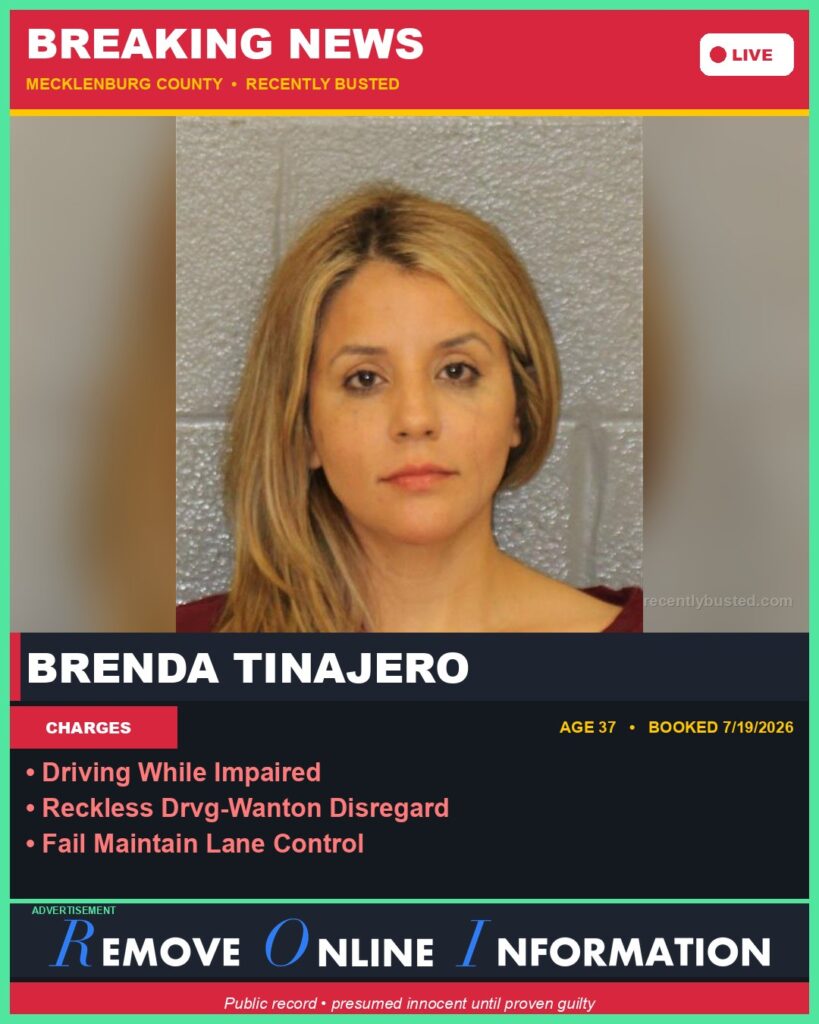 Booking photo of BRENDA TINAJERO
