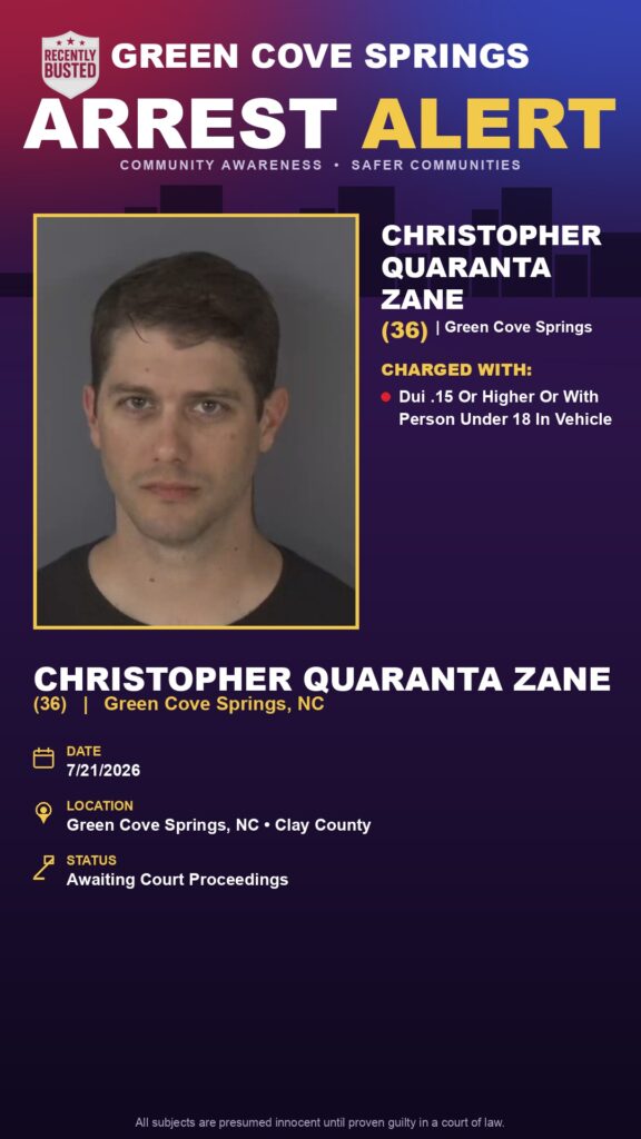 Booking photo of CHRISTOPHER QUARANTA ZANE