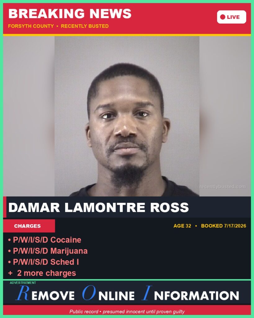 Booking photo of DAMAR LAMONTRE ROSS