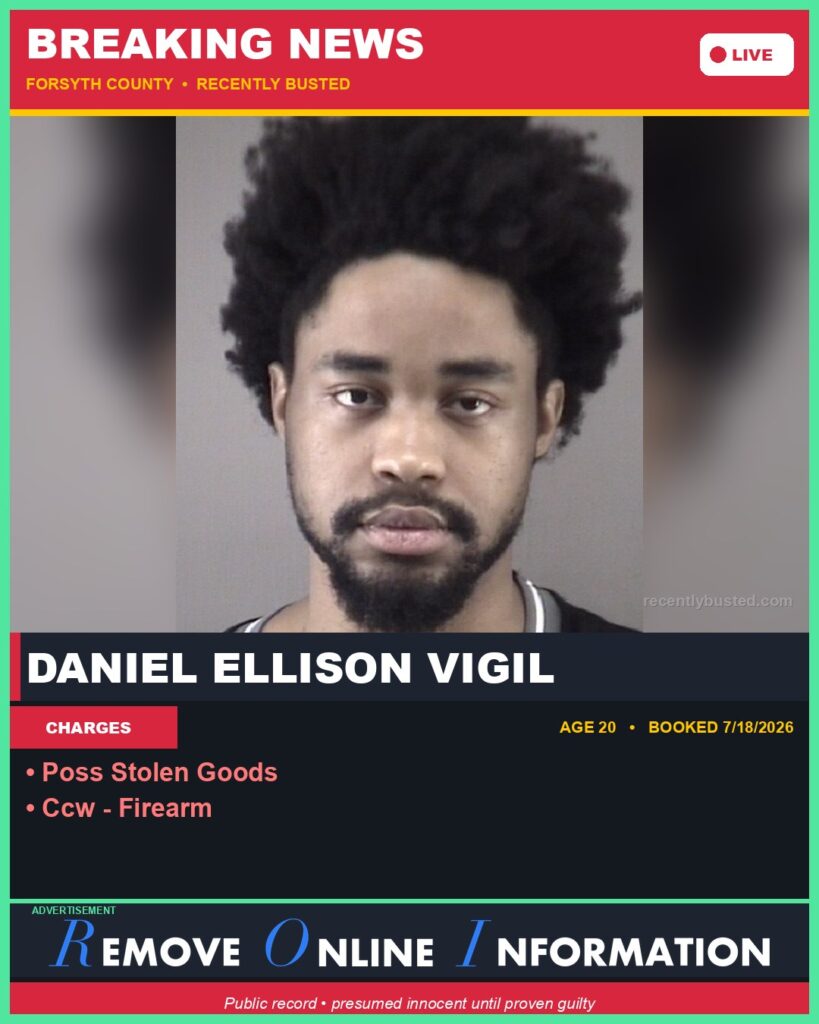 Booking photo of DANIEL ELLISON VIGIL