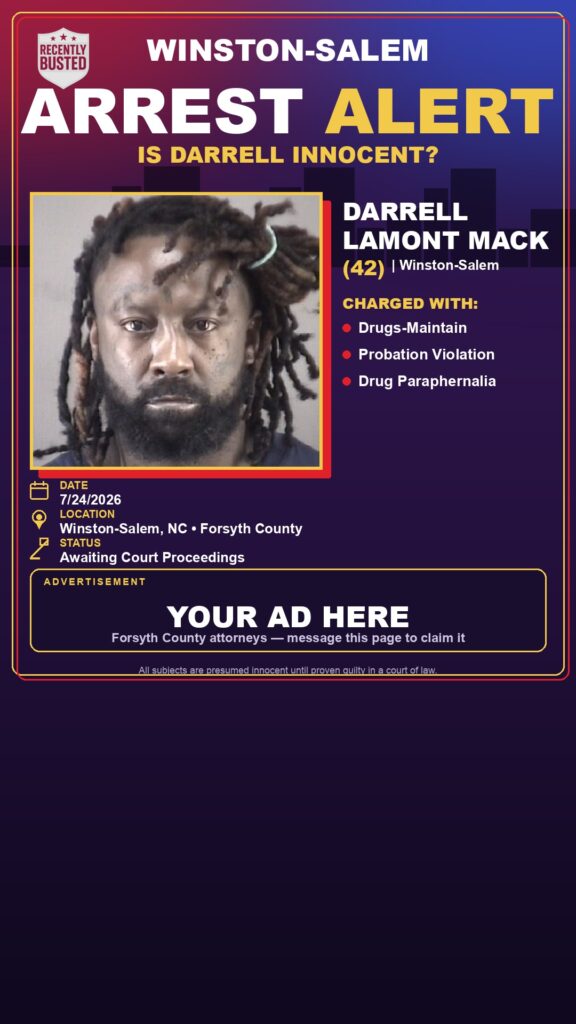 Booking photo of DARRELL LAMONT MACK