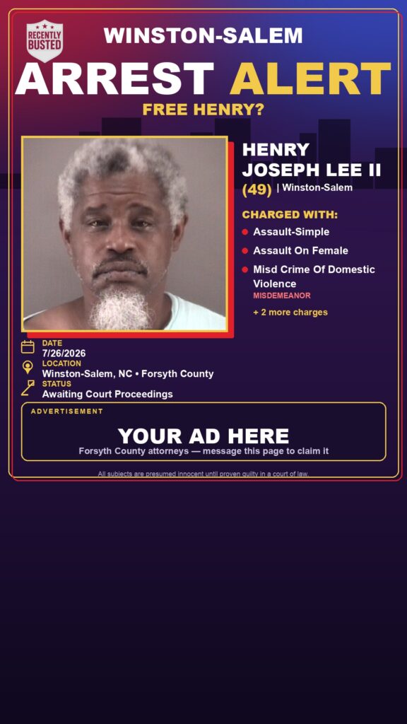 Booking photo of HENRY JOSEPH LEE II