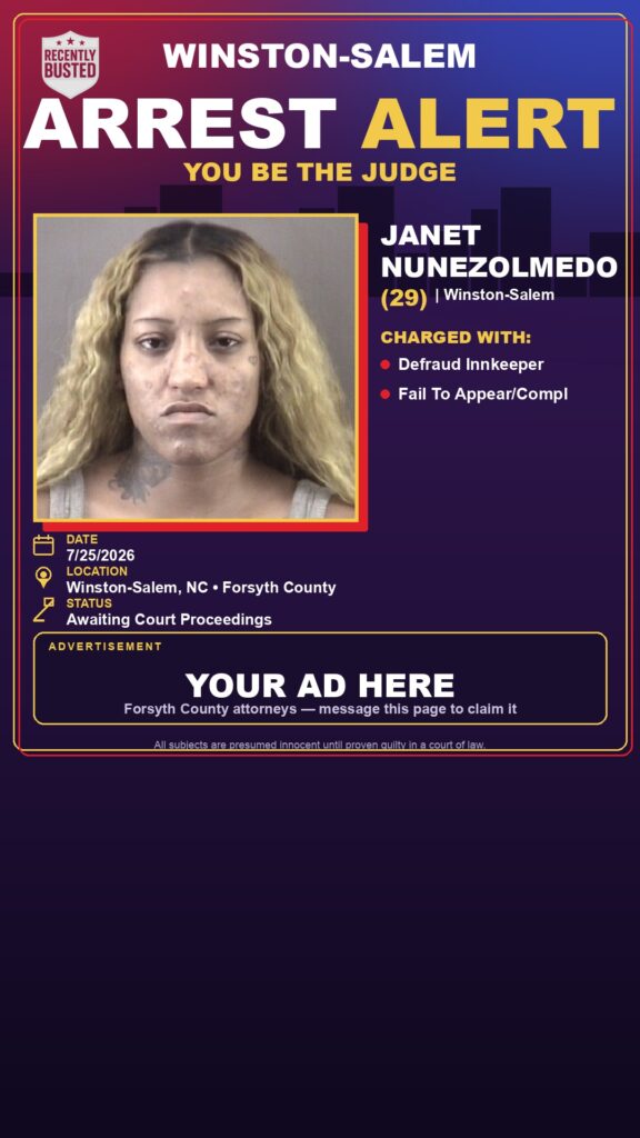 Booking photo of JANET NUNEZOLMEDO