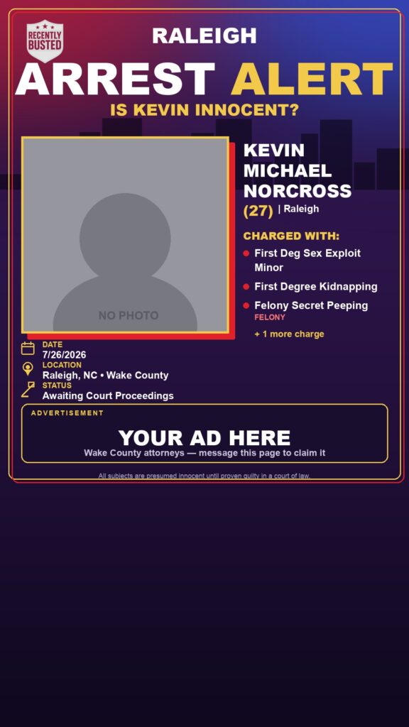 Booking photo of KEVIN MICHAEL NORCROSS