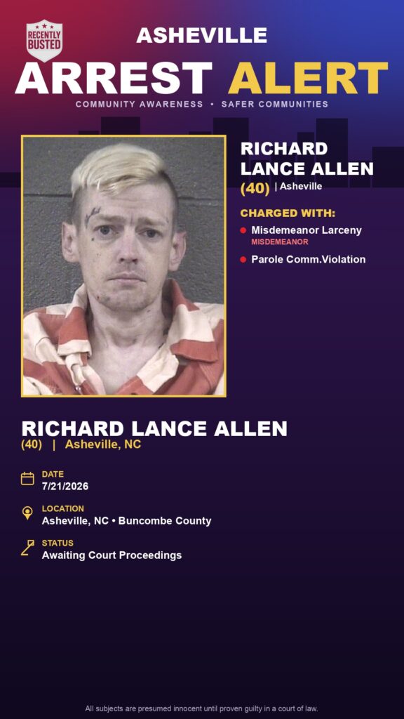 Booking photo of RICHARD LANCE ALLEN