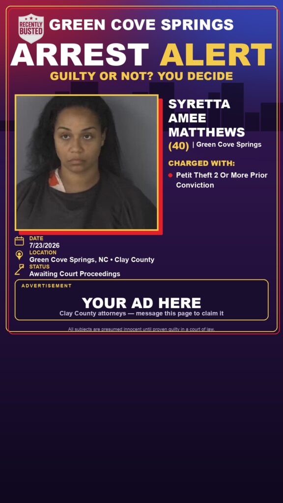 Booking photo of SYRETTA AMEE MATTHEWS