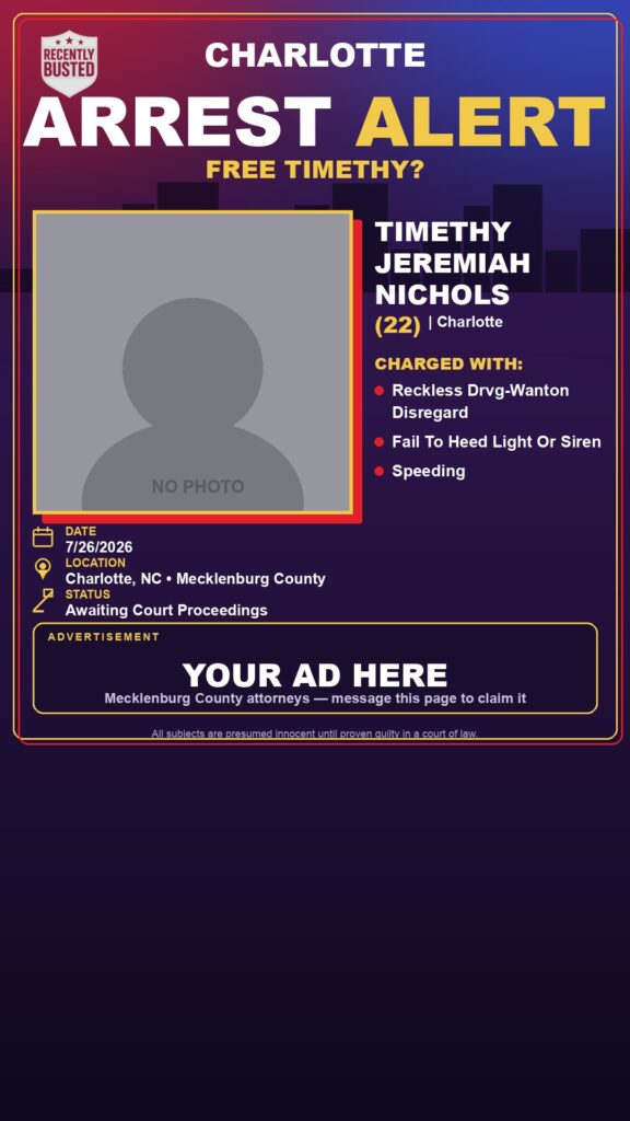 Booking photo of TIMETHY JEREMIAH NICHOLS