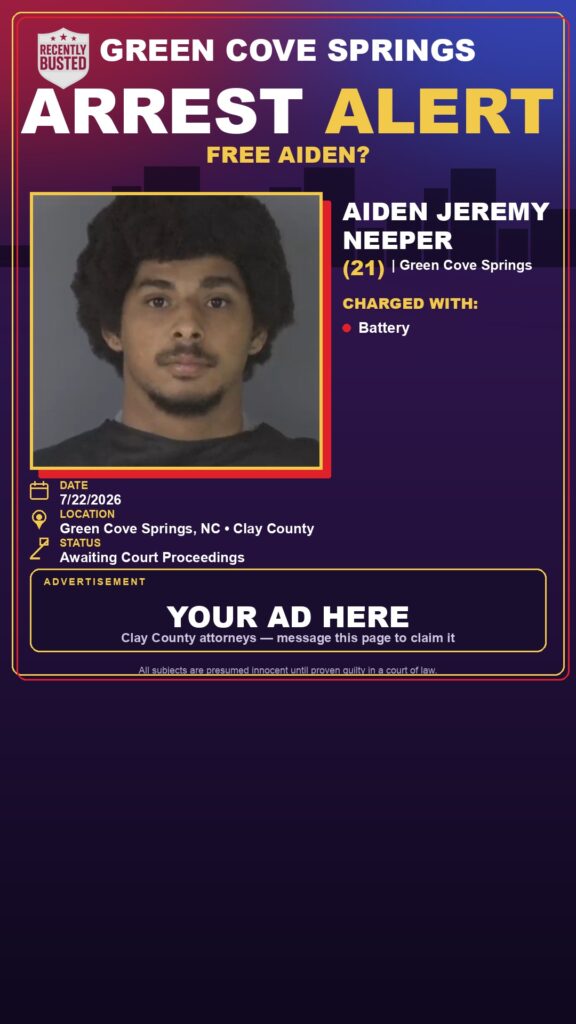 Booking photo of AIDEN JEREMY NEEPER