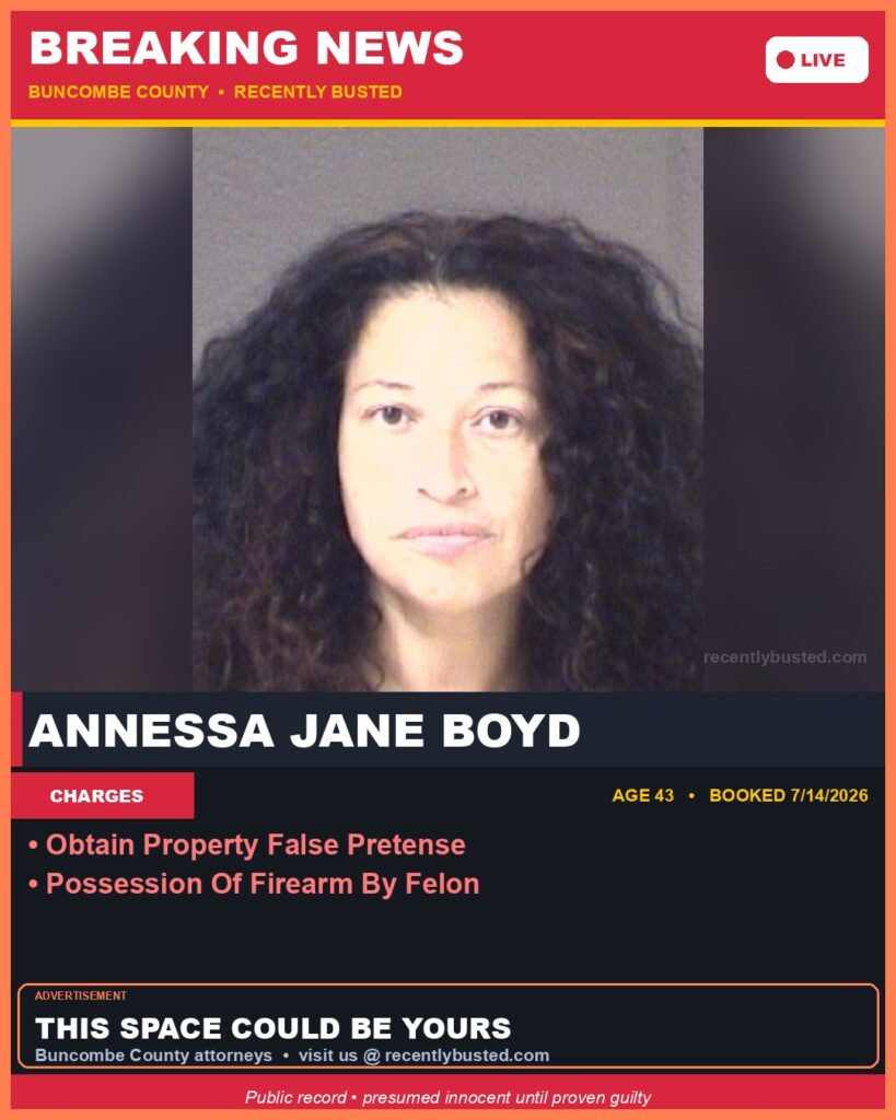 Booking photo of ANNESSA JANE BOYD