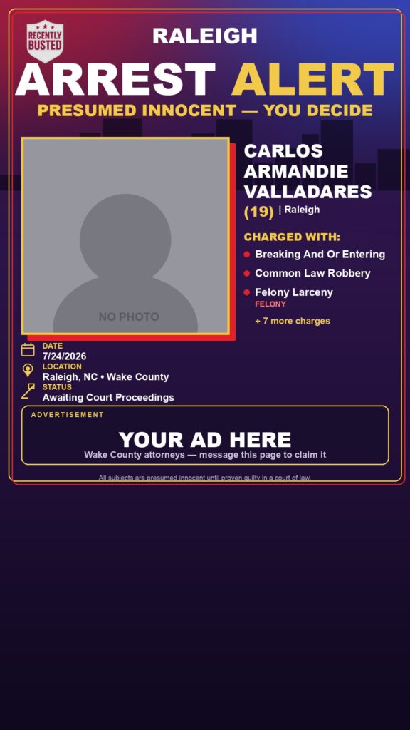 Booking photo of CARLOS ARMANDIE VALLADARES