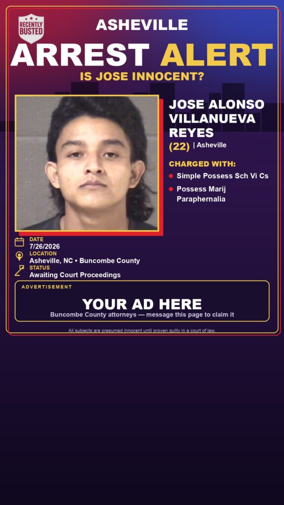 Booking photo of JOSE ALONSO VILLANUEVA REYES