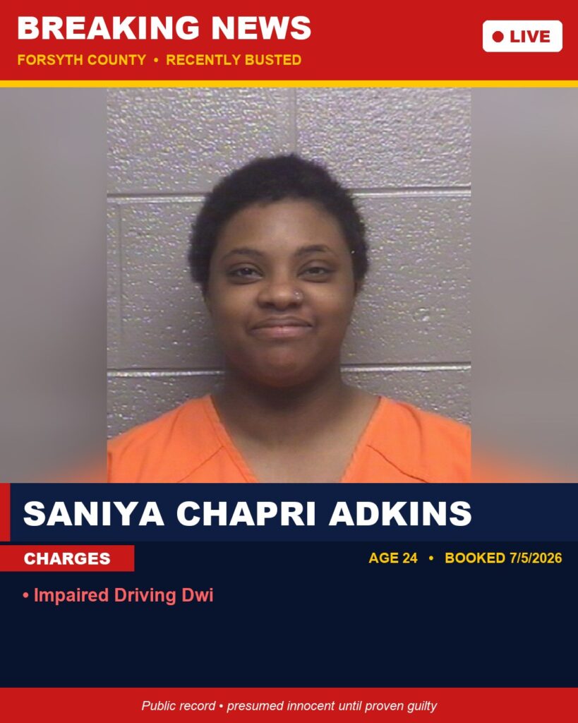 Booking photo of SANIYA CHAPRI ADKINS