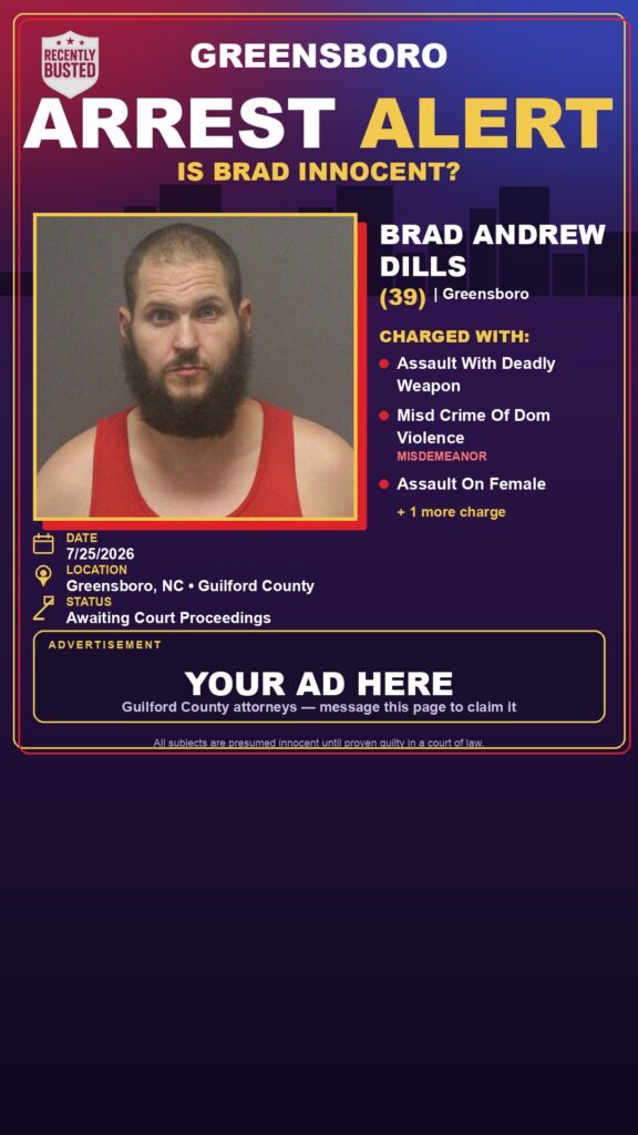 Booking photo of BRAD ANDREW DILLS