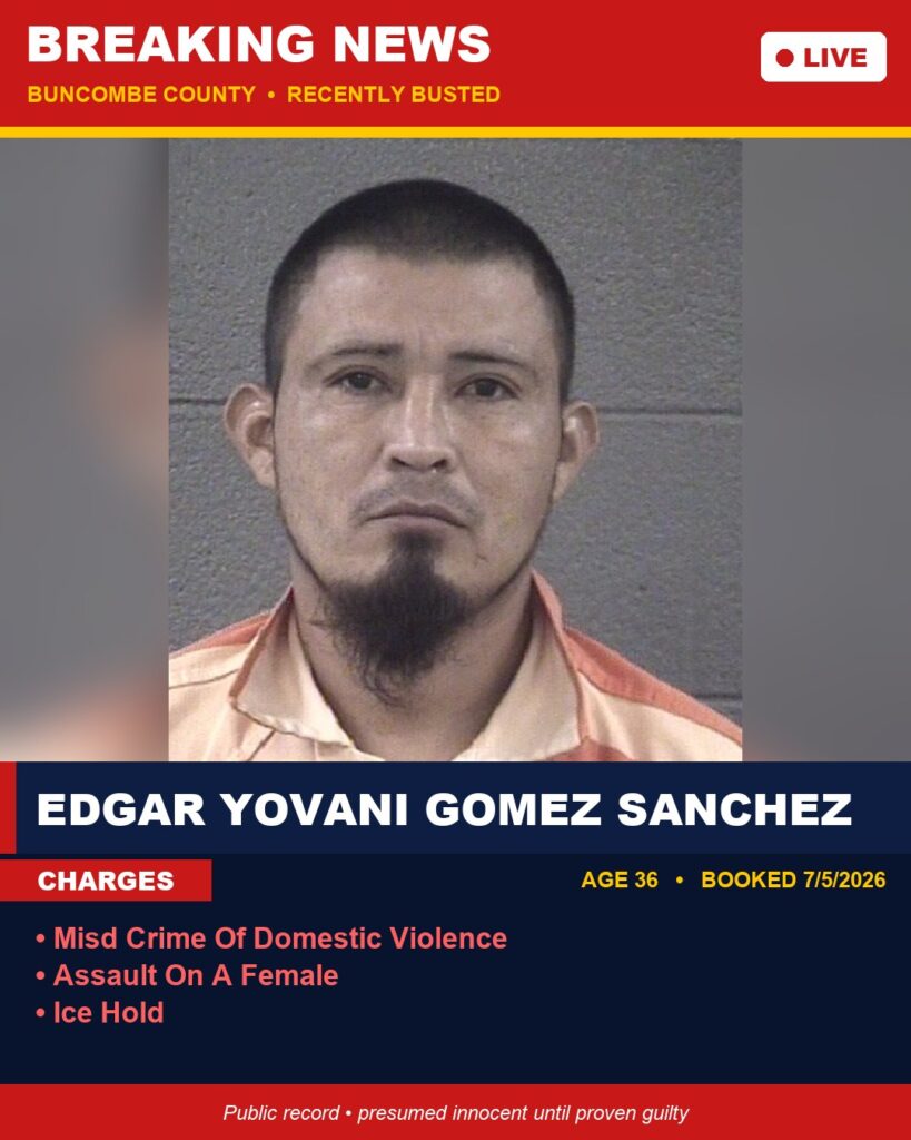 Booking photo of EDGAR YOVANI GOMEZ SANCHEZ