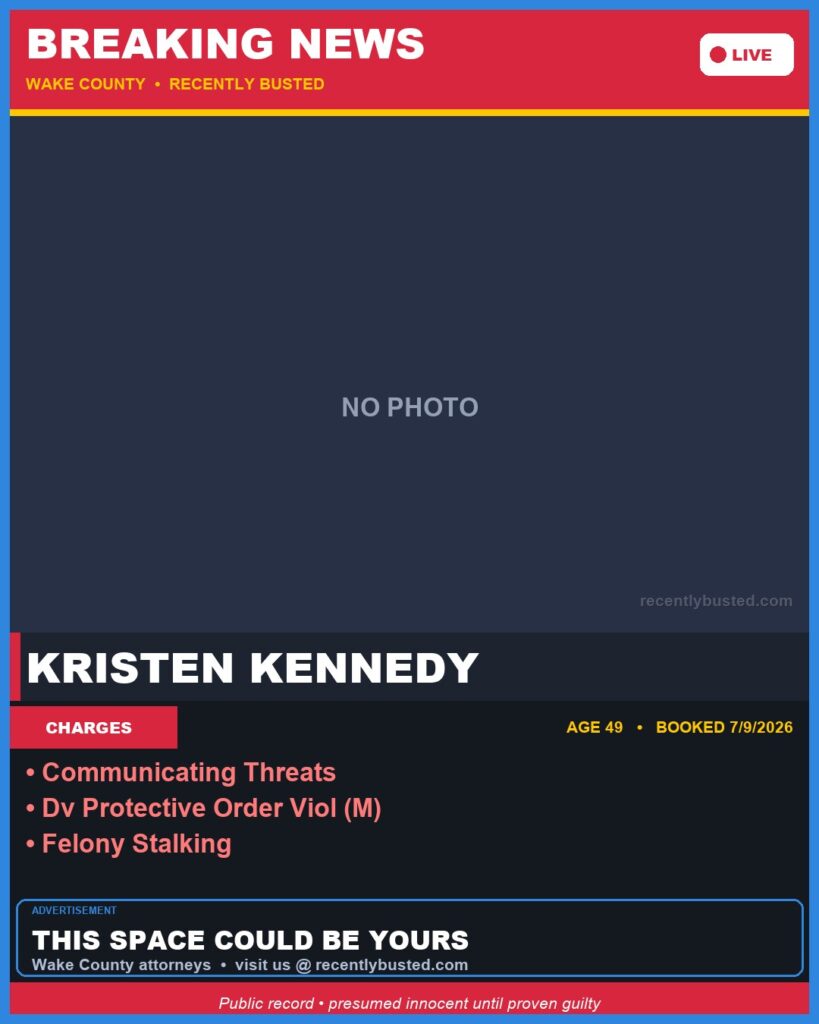 Booking photo of KRISTEN KENNEDY