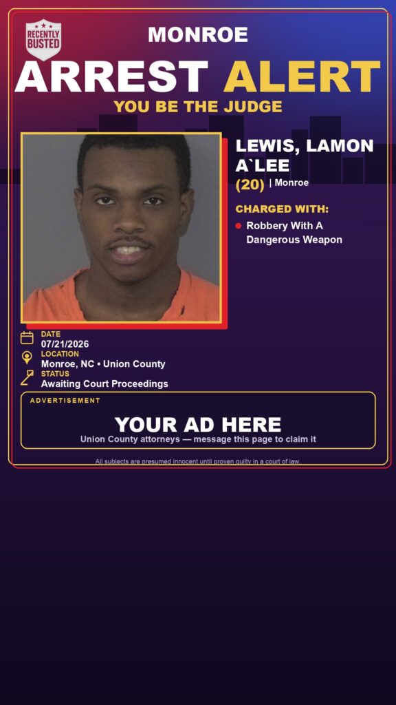Booking photo of LEWIS, LAMON A`LEE
