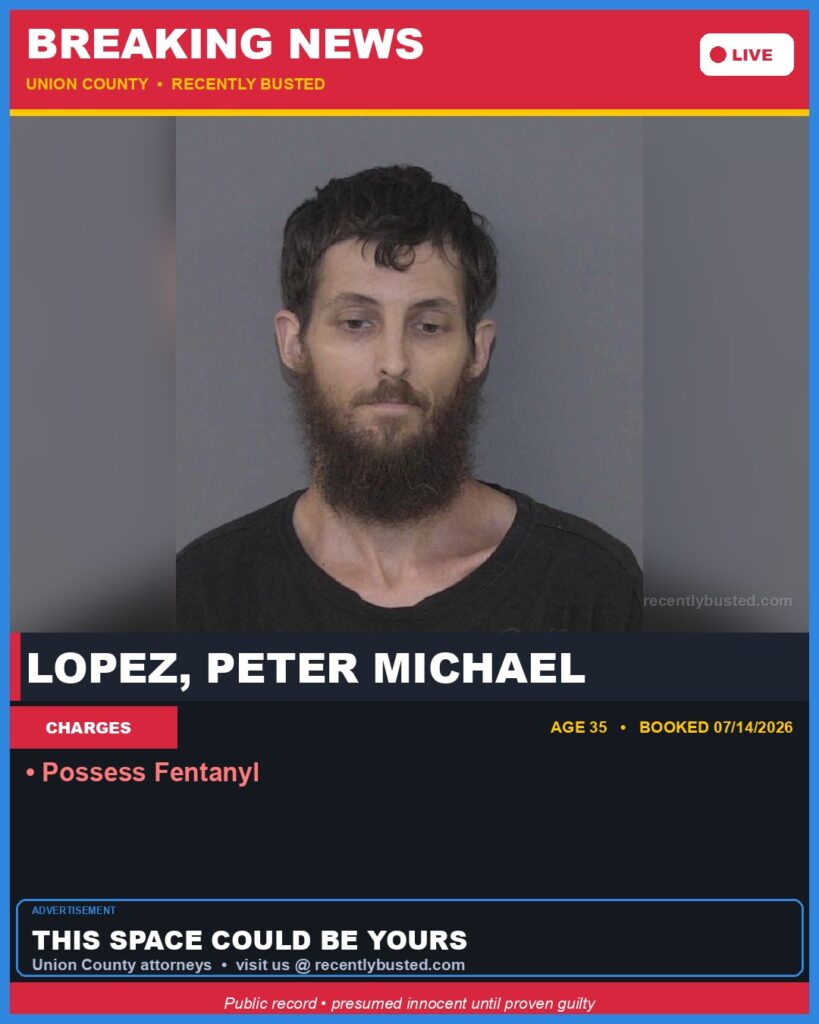 Booking photo of LOPEZ, PETER MICHAEL