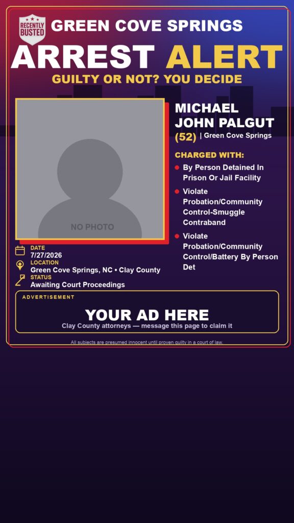 Booking photo of MICHAEL JOHN PALGUT