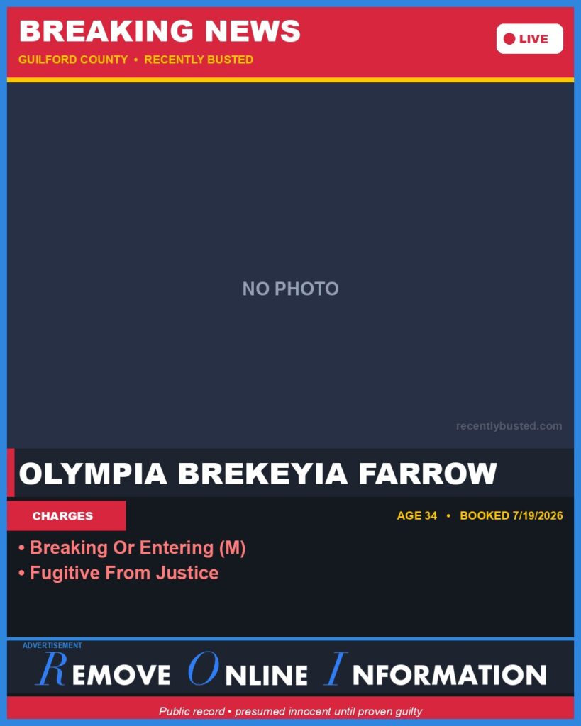 Booking photo of OLYMPIA BREKEYIA FARROW