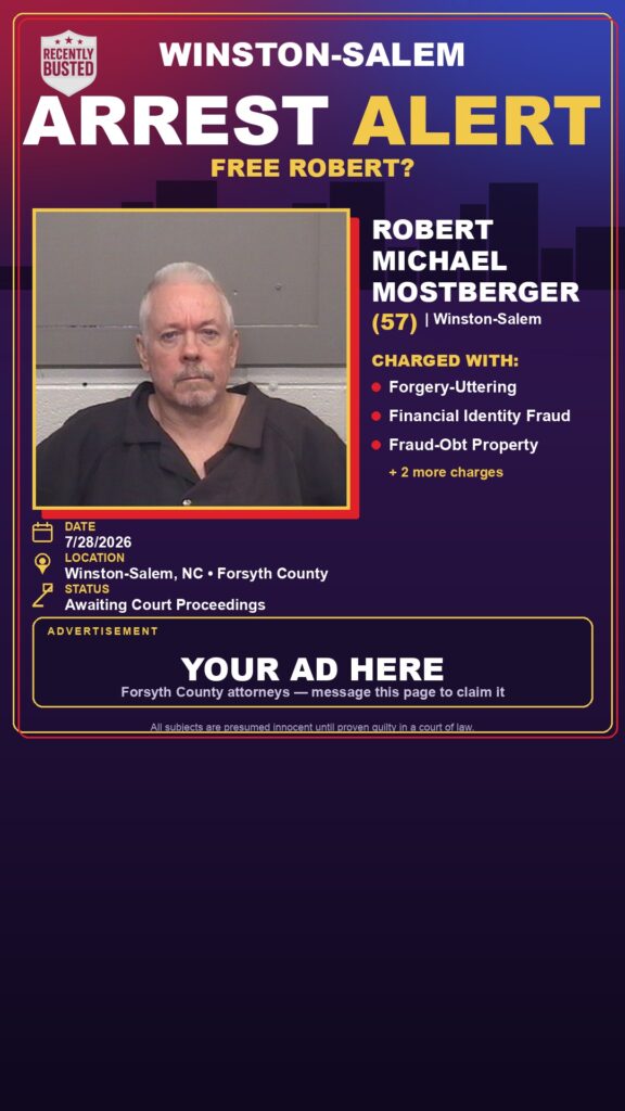 Booking photo of ROBERT MICHAEL MOSTBERGER