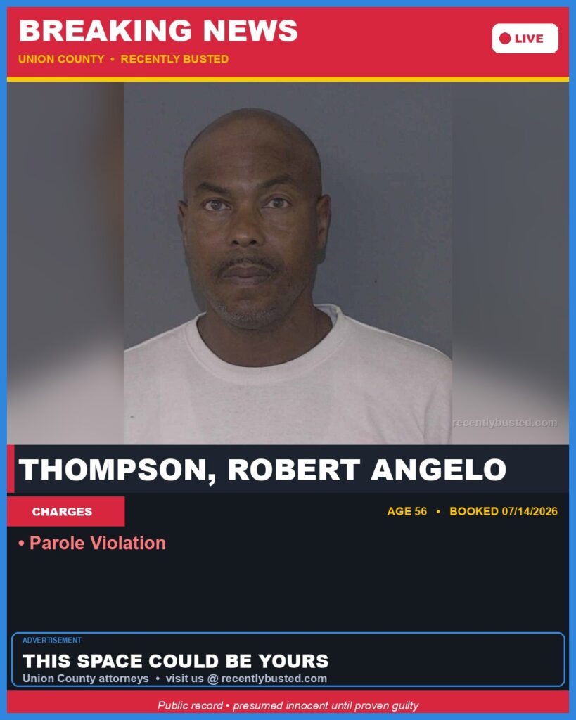 Booking photo of THOMPSON, ROBERT ANGELO