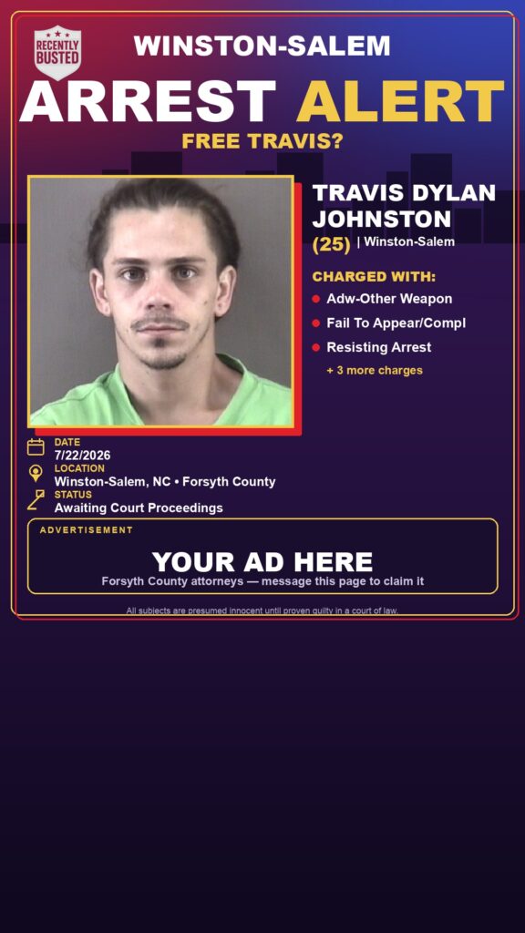Booking photo of TRAVIS DYLAN JOHNSTON