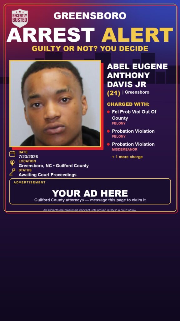 Booking photo of ABEL EUGENE ANTHONY DAVIS JR