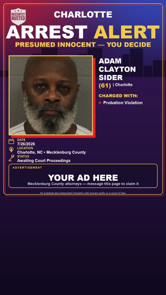 Booking photo of ADAM CLAYTON SIDER