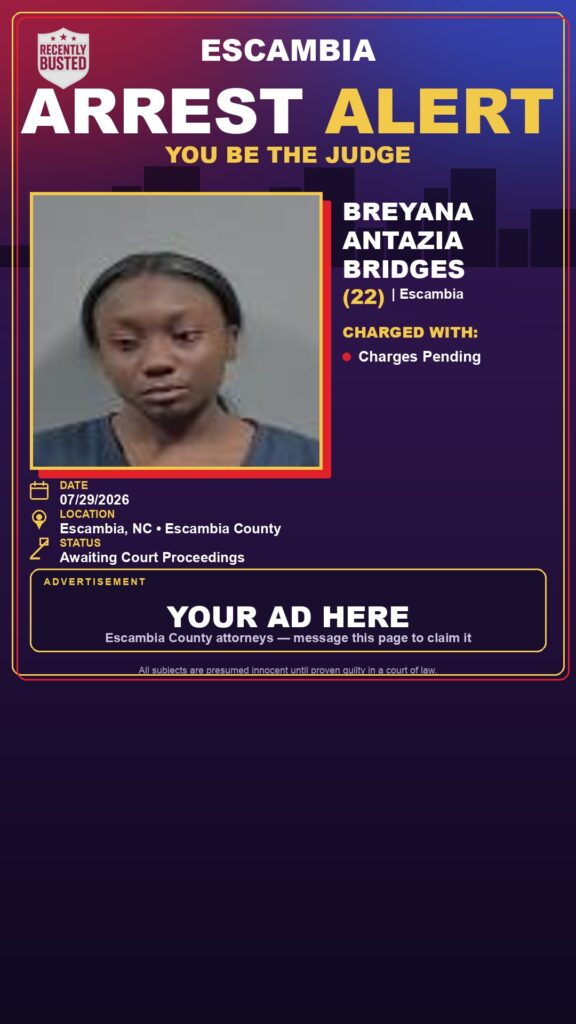 Arrest report - Breyana Antazia Bridges