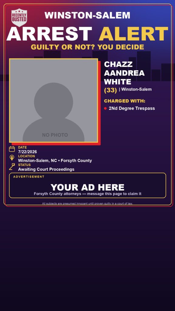 Booking photo of CHAZZ AANDREA WHITE