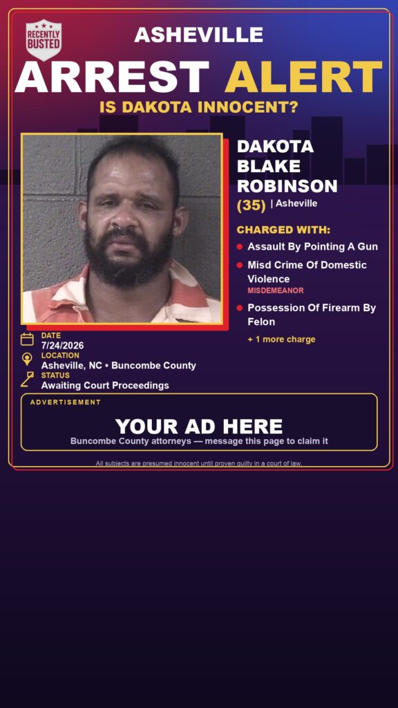 Booking photo of DAKOTA BLAKE ROBINSON