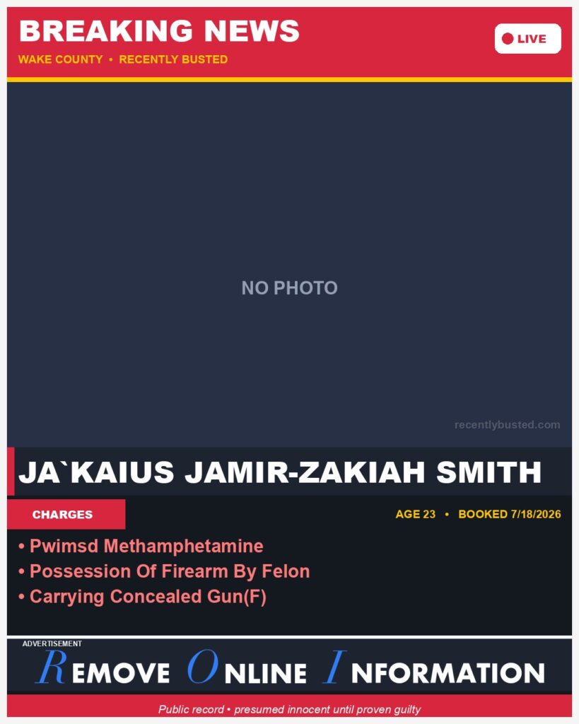 Booking photo of JA`KAIUS JAMIR-ZAKIAH SMITH