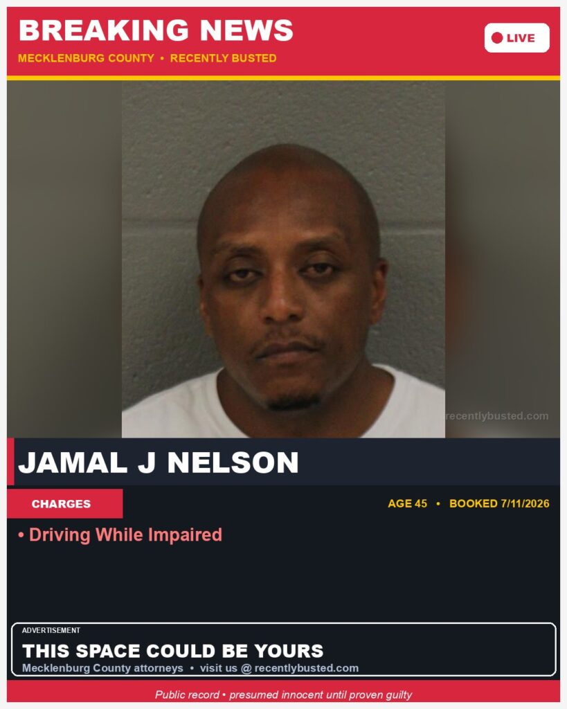 Booking photo of JAMAL J NELSON
