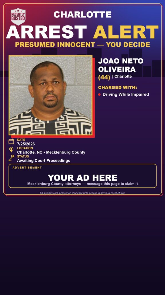Booking photo of JOAO NETO OLIVEIRA