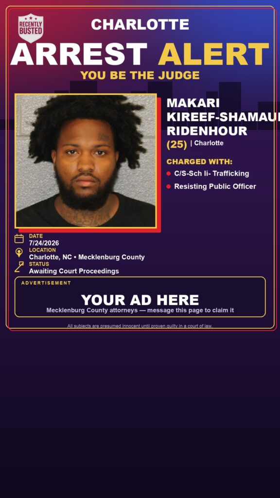 Booking photo of MAKARI KIREEF-SHAMAUD RIDENHOUR