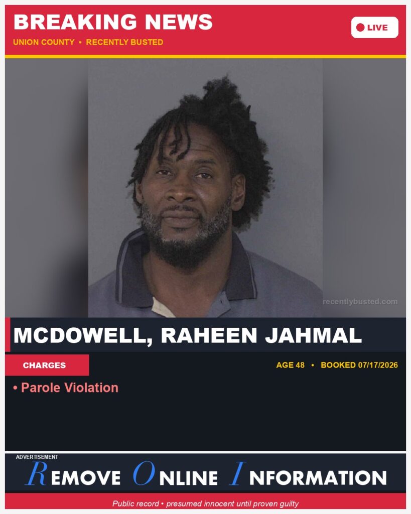 Booking photo of MCDOWELL, RAHEEN JAHMAL