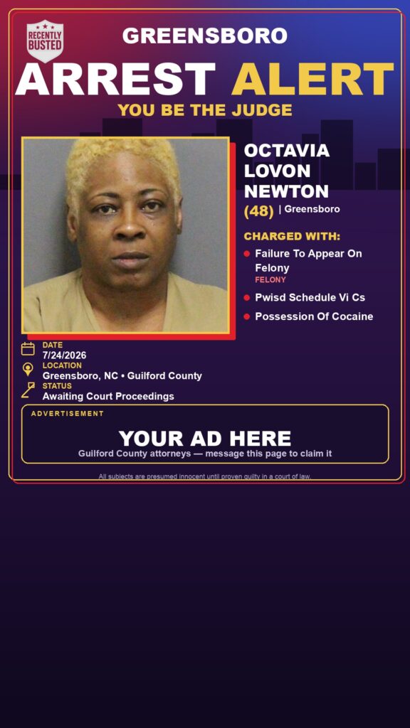Booking photo of OCTAVIA LOVON NEWTON