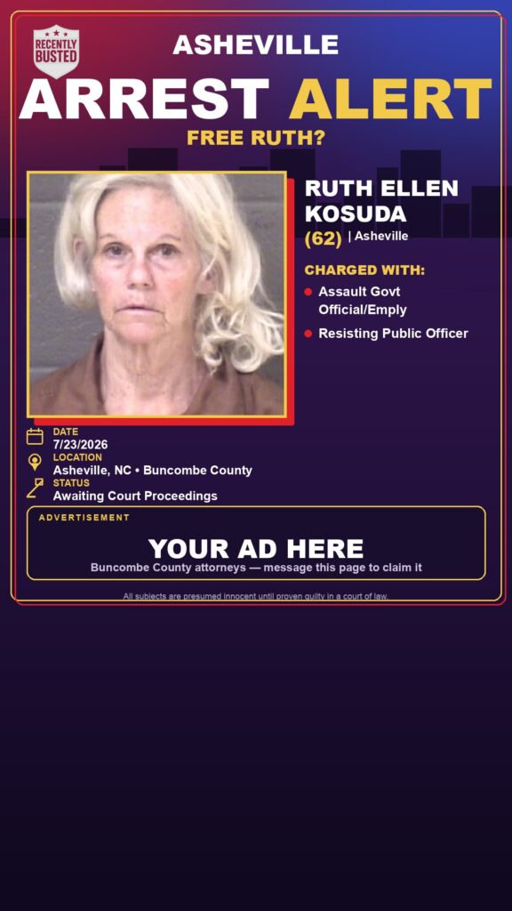 Booking photo of RUTH ELLEN KOSUDA