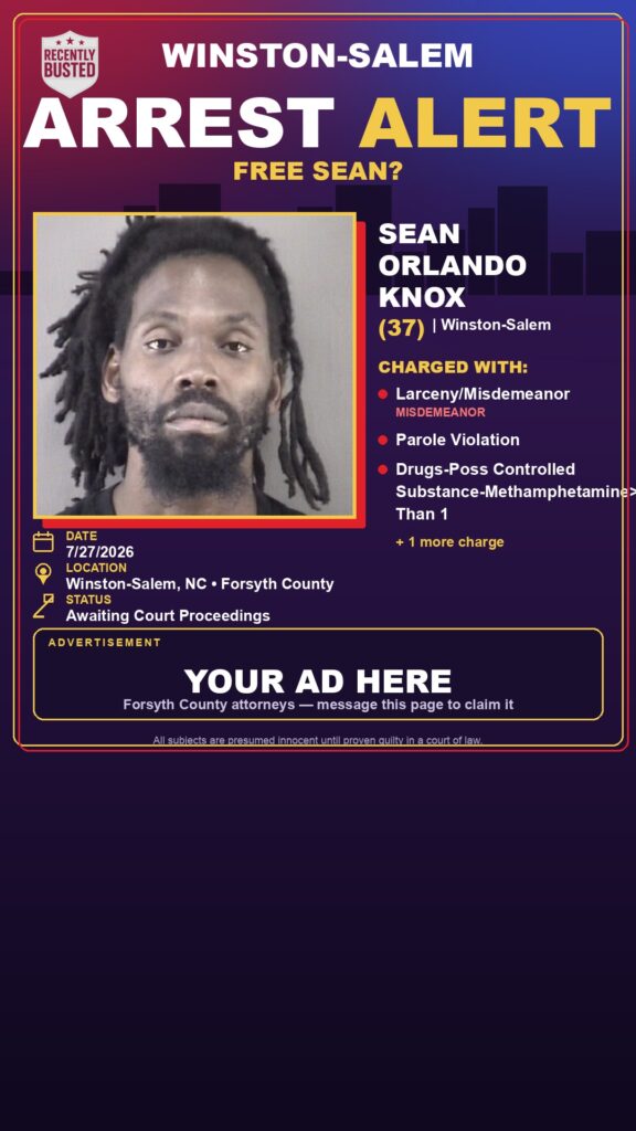 Booking photo of SEAN ORLANDO KNOX