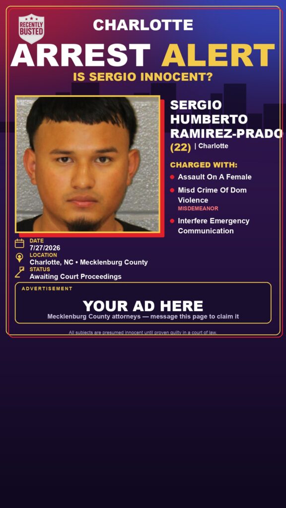 Booking photo of SERGIO HUMBERTO RAMIREZ-PRADO