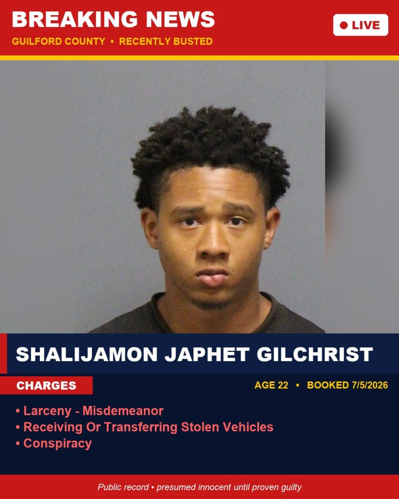 Booking photo of SHALIJAMON JAPHET GILCHRIST