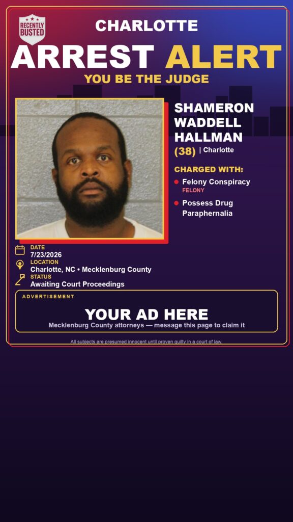 Booking photo of SHAMERON WADDELL HALLMAN