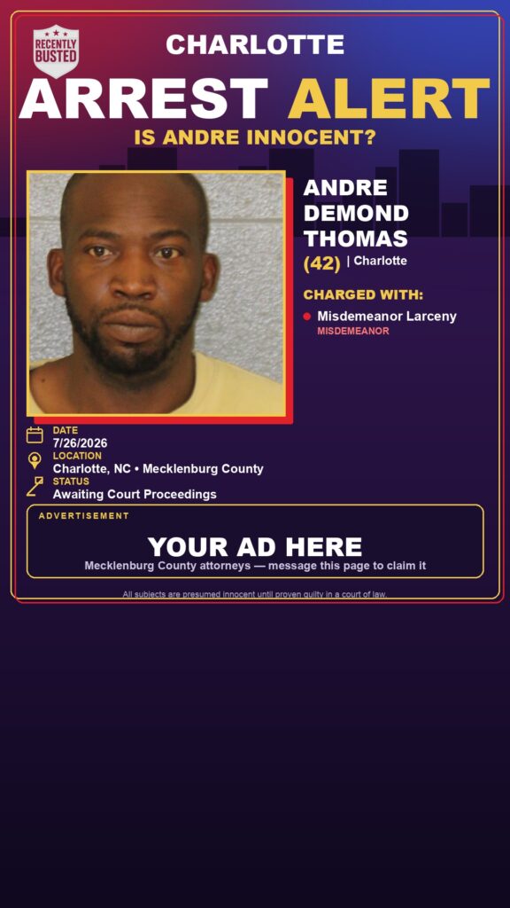Booking photo of ANDRE DEMOND THOMAS