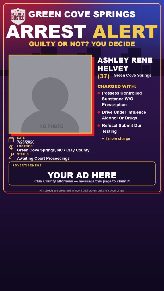 Booking photo of ASHLEY RENE HELVEY