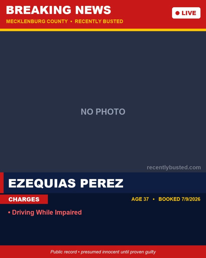 Booking photo of EZEQUIAS PEREZ