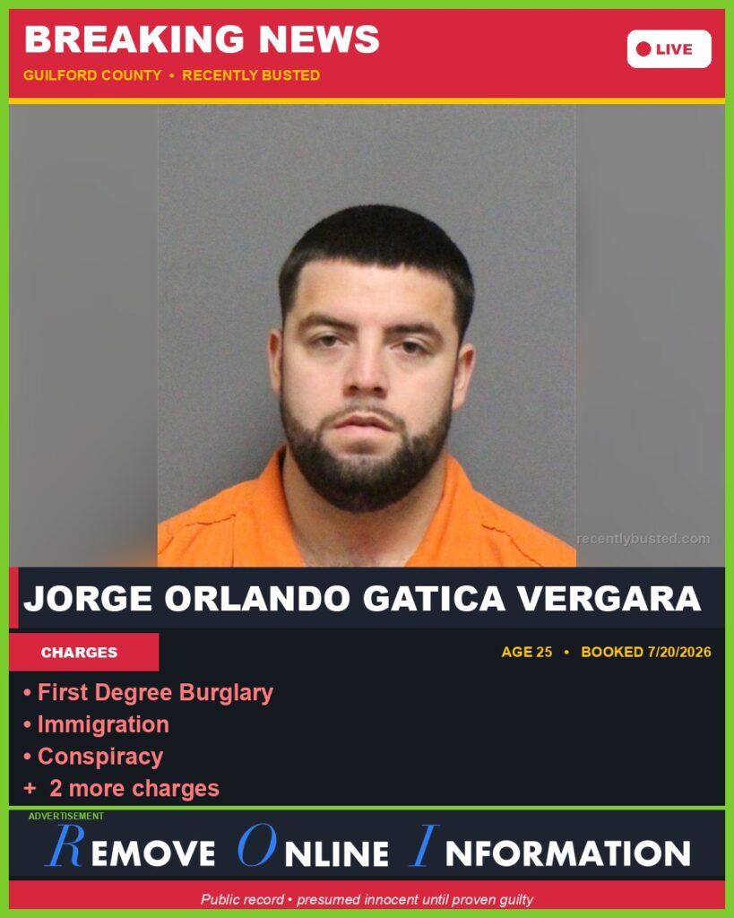 Booking photo of JORGE ORLANDO GATICA VERGARA