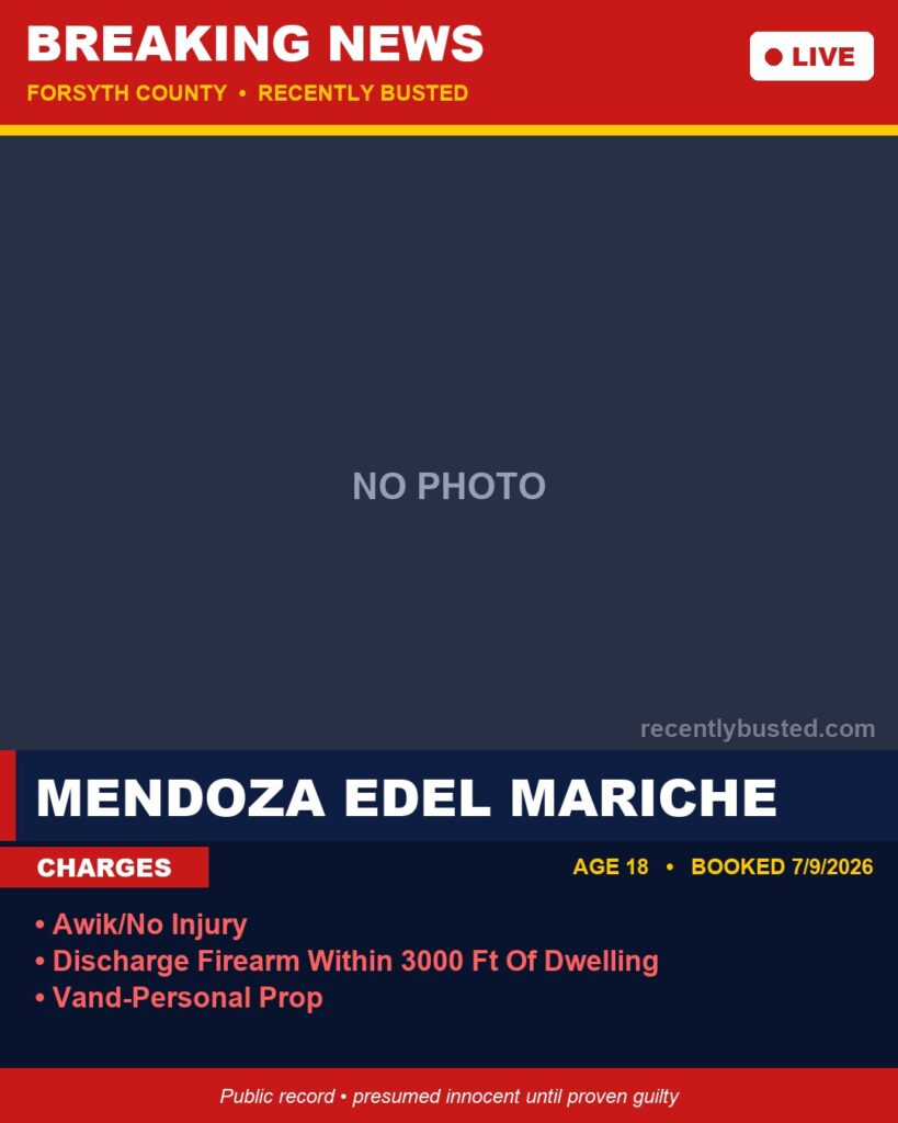 Booking photo of MENDOZA EDEL MARICHE