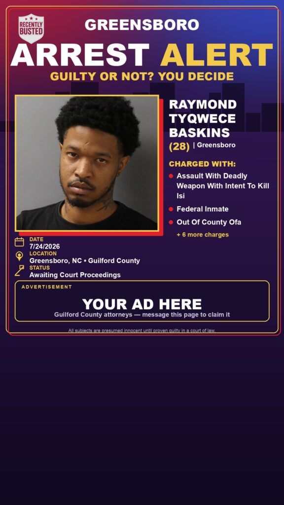Booking photo of RAYMOND TYQWECE BASKINS
